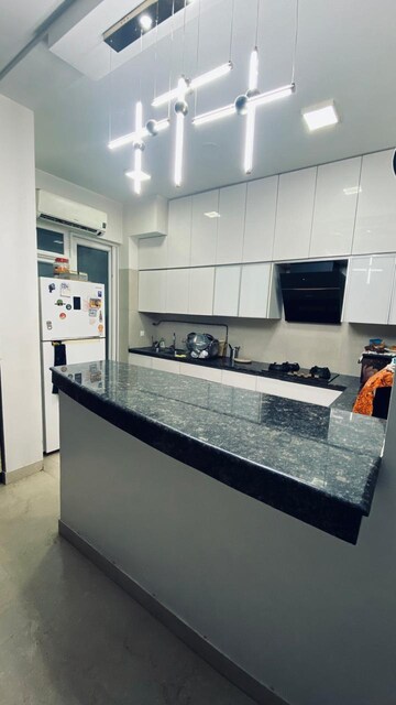 Kitchen in 3 BHK Apartment at Microtek Greenburg, Sector 86 – for Rent