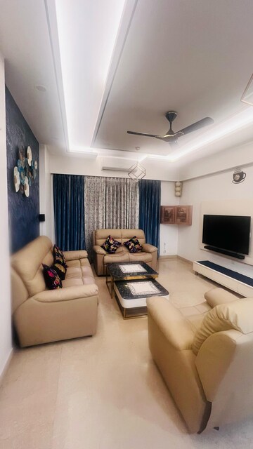 Living Room in 3 BHK Apartment at Microtek Greenburg, Sector 86 – for Rent