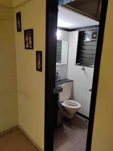 Bathroom in 2 BHK Apartment at Saurabh Avenue Apartment, Kharghar – for Rent