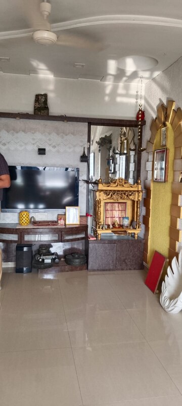 Living Room in 2 BHK Apartment at Powai Cosmopolitan CHS, Powai – for Rent