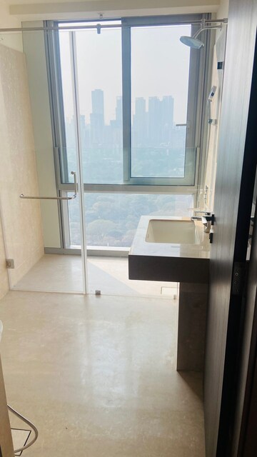 Bathroom in 3 BHK Apartment at Piramal Aranya, Byculla – for Rent
