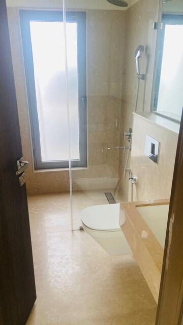 Bathroom in 3 BHK Apartment at Piramal Aranya, Byculla – for Rent