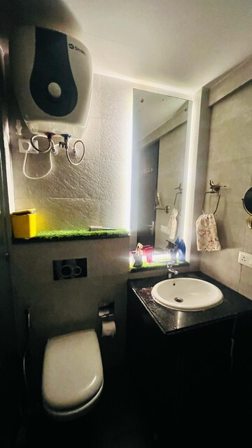 Bathroom in 3 BHK Apartment at Microtek Greenburg, Sector 86 – for Rent