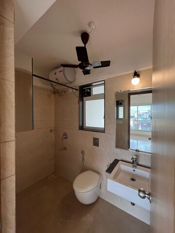 Bathroom in 2 BHK Apartment at Pride Park Royale, Andheri East – for Rent