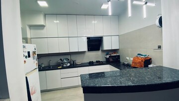 Kitchen in 3 BHK Apartment at Microtek Greenburg, Sector 86 – for Rent