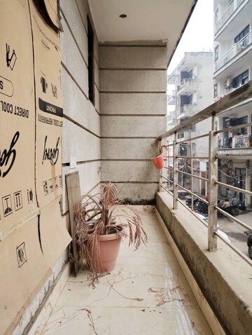 Balcony in 2 BHK Builder Floor at Freedom Fighters Enclave – for Rent