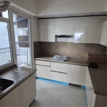 Kitchen in 3 BHK Apartment at Godrej Meridien, Mohammad Heri Village – for Rent