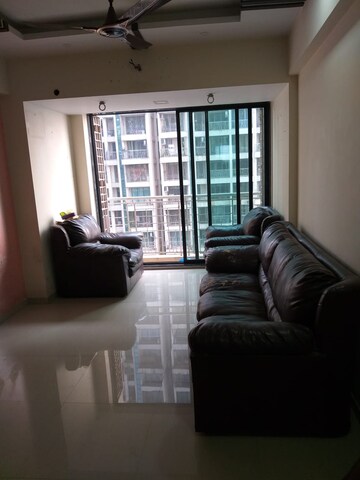Living Room in 3 BHK Apartment at Mahavir Heritage CHS, Kharghar Sector 35g – for Rent
