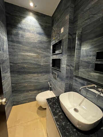 Bathroom in 3 BHK Builder Floor at Ansal Sushant Lok I, Sector 43 – for Rent