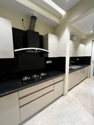 Kitchen in 3 BHK Builder Floor at Ansal Sushant Lok I, Sector 43 – for Rent