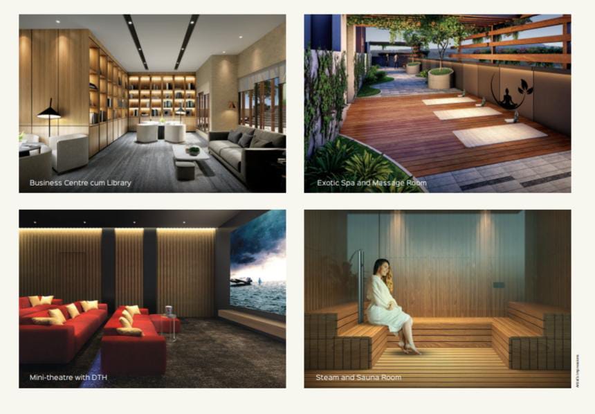Living Room in 2 BHK Builder Floor at Today Global ANANDAM PHASE - II, Kharghar – for Sale