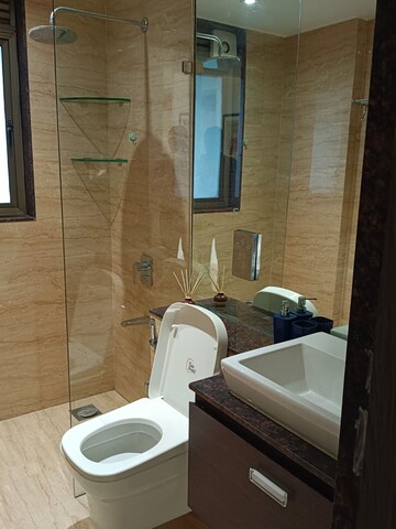 Bathroom in 3 BHK Apartment at Sapra Power Boulevard, Mundhwa – for Rent