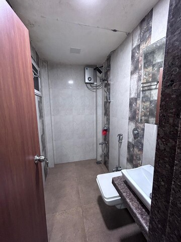 Bathroom in 2 BHK Apartment at Safal Complex, Nerul – for Rent