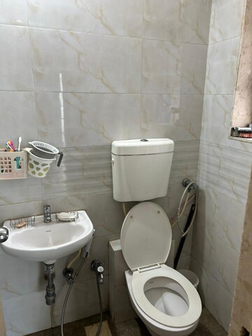 Bathroom in 1 BHK Apartment at Atlanta Enclave, Shilphata – for Rent