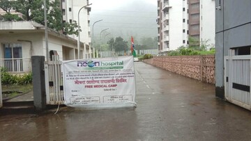 1 BHK Apartment – Exterior View View at Atlanta Enclave, Shilphata - for Rent