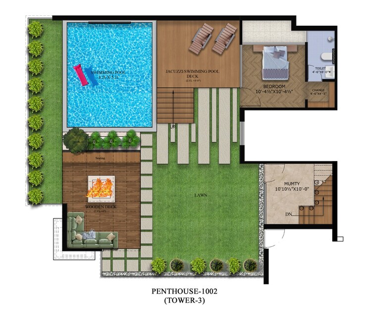Master Plan, capital-royal-casa 5 Bedroom 4828 Sq.Ft. Penthouse In Gms Road Dehradun 8315857