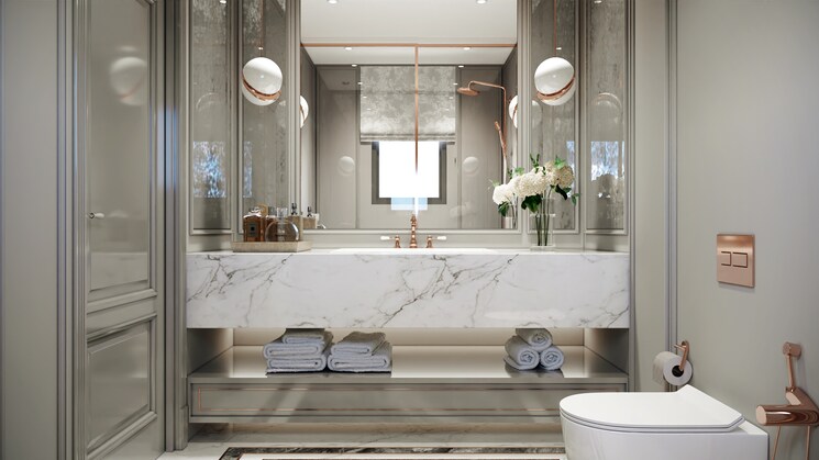 Bathroom, capital-royal-casa 5 Bedroom 4828 Sq.Ft. Penthouse In Gms Road Dehradun 8315857