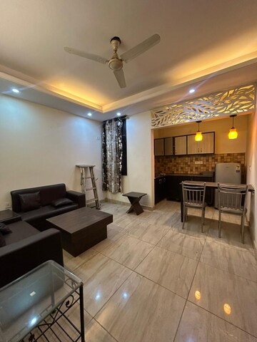 Bedroom in 1 BHK Builder Floor at Ansal Sushant Lok I, Sector 43 – for Rent