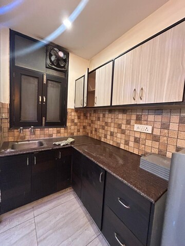 Kitchen in 1 BHK Builder Floor at Ansal Sushant Lok I, Sector 43 – for Rent
