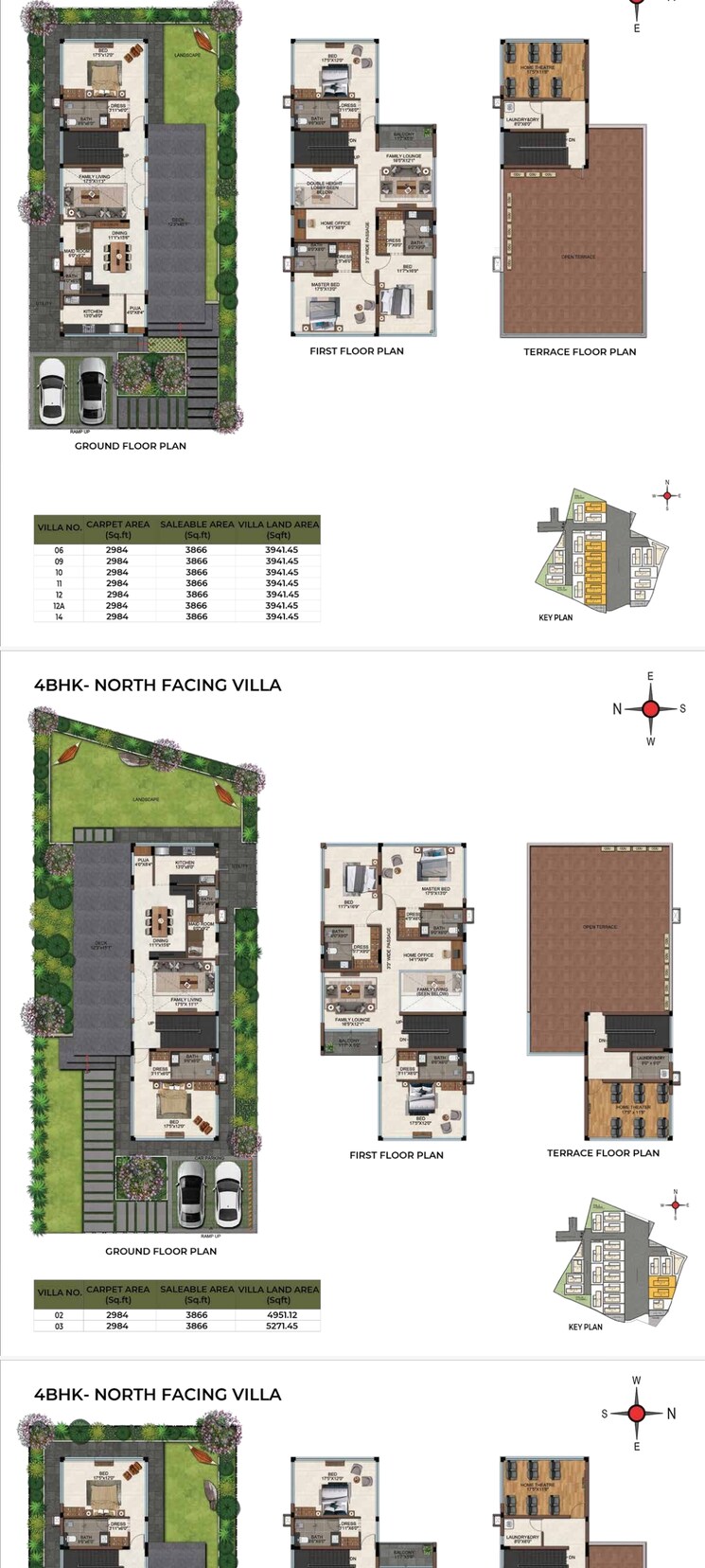 Floor Plan, casagrand-windsor-court 4 Bedroom 3864 Sq.Ft. Villa In Malikdanguda Hyderabad 8315941