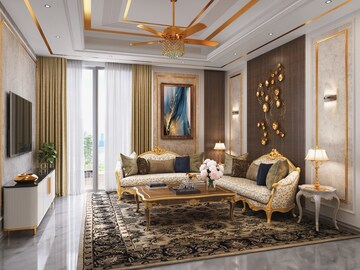 Living Room in 5 BHK Penthouse at Gms Road – for Sale