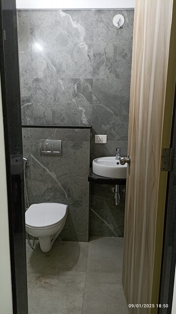 Bathroom in 2 BHK Apartment at MICL Monteverde, Dahisar East – for Rent