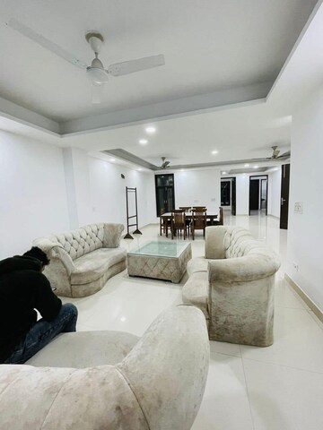 Living Room in 2 BHK Builder Floor at Freedom Fighters Enclave – for Rent