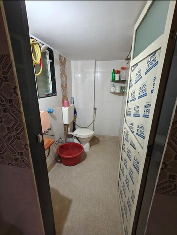 Bathroom in 1 BHK Apartment at Shivom Galaxy, Kalyan East – for Rent