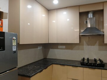 Kitchen in 2 BHK Builder Floor at Freedom Fighters Enclave – for Rent
