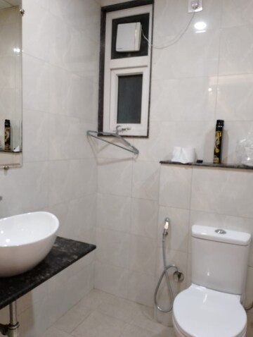 Bathroom in 2 BHK Builder Floor at Freedom Fighters Enclave – for Rent