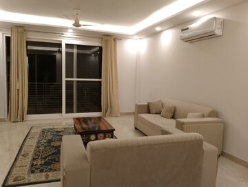 Living Room in 2 BHK Builder Floor at Freedom Fighters Enclave – for Rent