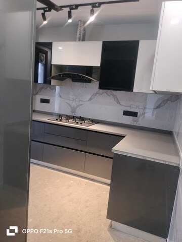 Kitchen in 3 BHK Builder Floor at Ansal Sushant Lok I, Sector 43 – for Rent