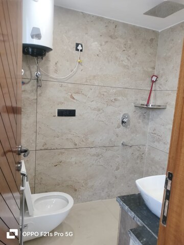 Bathroom in 3 BHK Builder Floor at Ansal Sushant Lok I, Sector 43 – for Rent