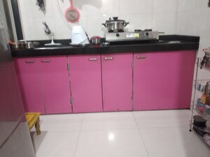 Kitchen in 1 BHK Apartment at Neelkanth Sparkle, Ghansoli – for Rent