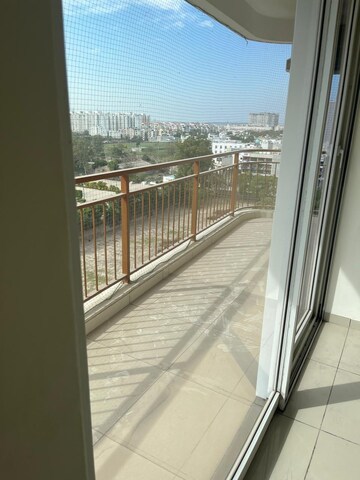 Balcony in 4 BHK Apartment at Barnala Green Lotus Avenue, Ambala Highway – for Rent