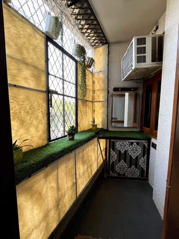 Balcony in 3 BHK Builder Floor at Sector 122 – for Rent