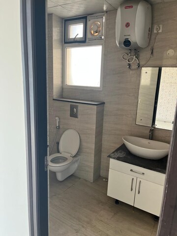 Bathroom in 3.5 BHK Apartment at Barnala Green Lotus Avenue, Ambala Highway – for Rent