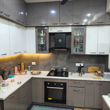 Kitchen in 3 BHK Apartment at Prateek Wisteria, Sector 77 – for Rent