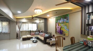 Living Room in 3 BHK Apartment at Velentine Tower, Goregaon East – for Rent