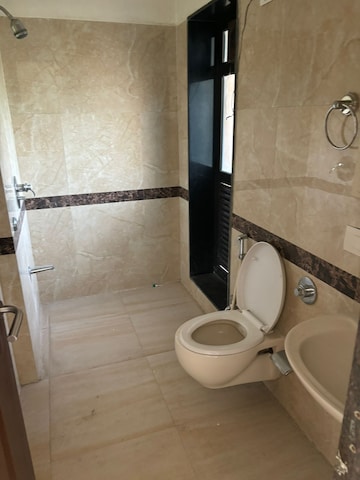 Bathroom in 3 BHK Apartment at K Raheja Heights, Malad East – for Rent