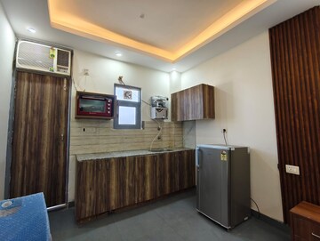 Kitchen in 1 RK Builder Floor at Ansal Sushant Lok I, Sector 43 – for Rent