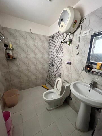 Bathroom in 2 BHK Apartment at Nirala Aspire, Sector 16 Greater Noida – for Rent