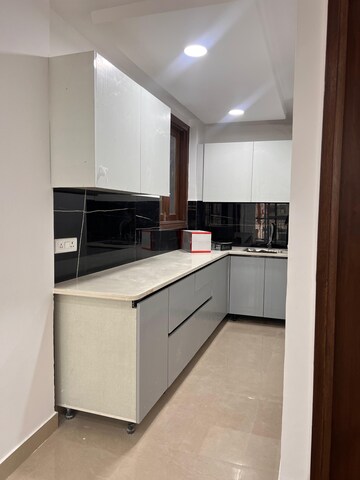 Kitchen in 2 BHK Builder Floor at Freedom Fighters Enclave – for Rent