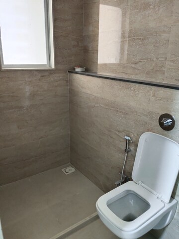 Bathroom in 2 BHK Apartment at Khodiyaar Siddharth Nagar Shivam CHS, Goregaon West – for Rent