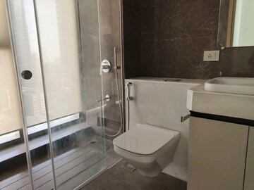 Bathroom in 4 BHK Apartment at Rustomjee Crown, Prabhadevi – for Rent