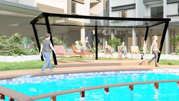 Swimming Pool in 2 BHK Apartment at Oakstone SN Celeste, Hosa Road Junction – for Sale