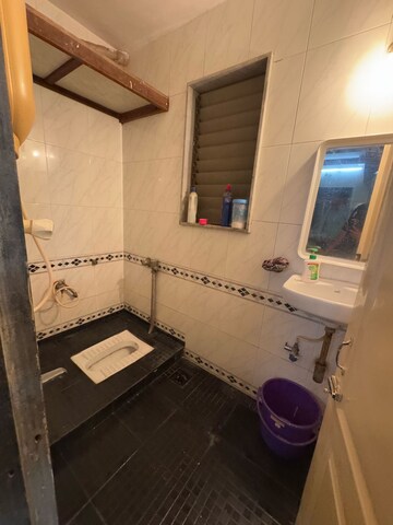Bathroom in 2 BHK Apartment at Mayuresh Srishti, Bhandup West – for Rent