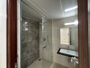 Bathroom in 4 BHK Apartment at Aparna Luxor Park, Kondapur – for Rent