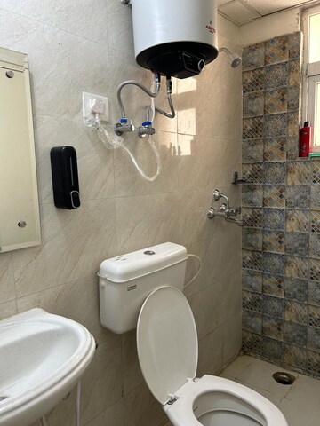 Bathroom in 2 BHK Apartment at Shree Vardhman Green Court, Sector 90 – for Rent