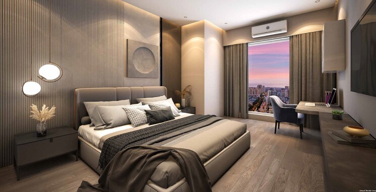 Bedroom, paradigm-ananda-park 2 Bedroom 636 Sq.Ft. Apartment In Borivali West Mumbai 8319227